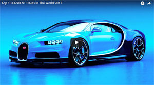 10 fastest cars 2017